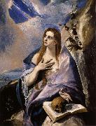 El Greco Mary Magdalen in Penitence painting
